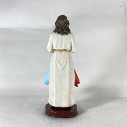 IMAGEM DE RESINA NACIONAL JESUS MISERICORDIOSO 20CM (1 UNIDADE)