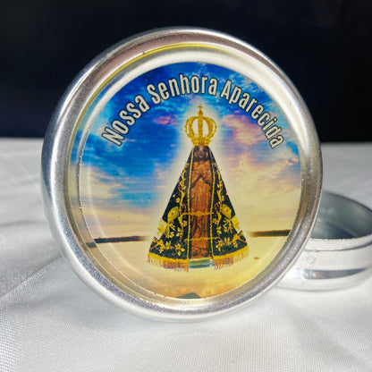 TECA PRATEADA NOSSA SENHORA APARECIDA (1 UNIDADE)