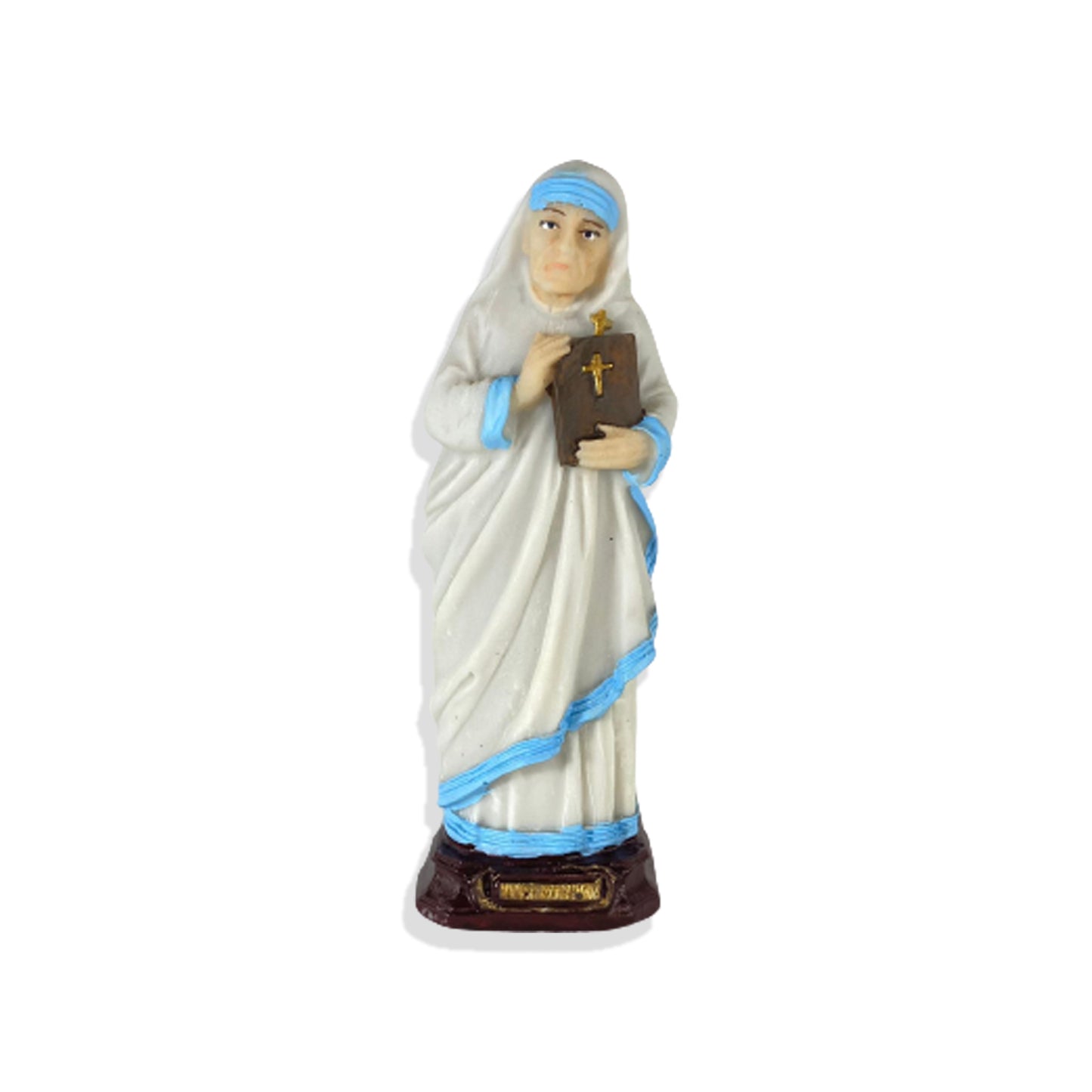 IMAGEM DE RESINA NACIONAL MADRE TERESA DE CALCUTÁ 15CM (1 UNIDADE)