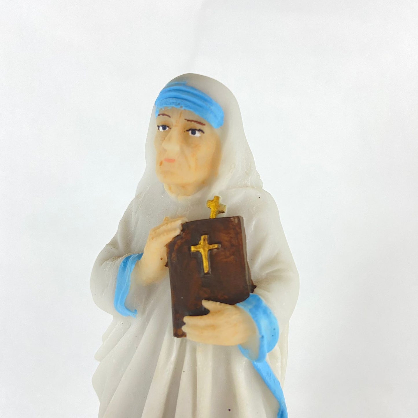 IMAGEM DE RESINA NACIONAL MADRE TERESA DE CALCUTÁ 15CM (1 UNIDADE)