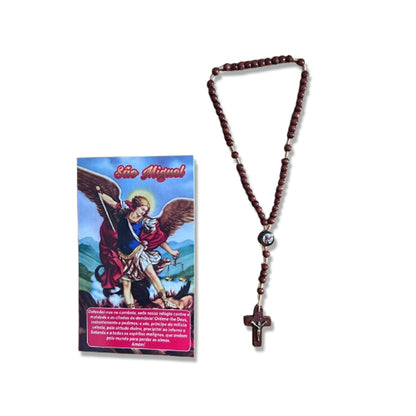 TERÇO DE MADEIRA MIRIM SÃO MIGUEL ARCANJO 06MM ( 03UNIDADES )