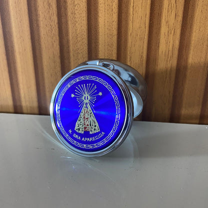 TECA AZUL ESCURO NOSSA SENHORA APARECIDA (1 UNIDADE)