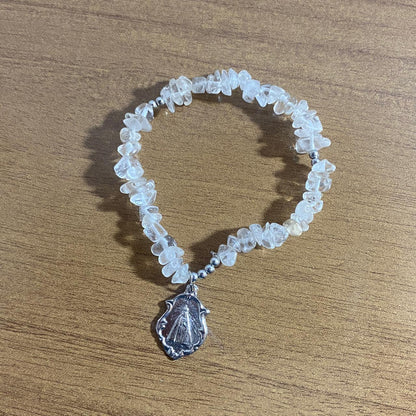 PULSEIRA CRISTAL NOSSA SENHORA APARECIDA  ( 1 UNIDADE)