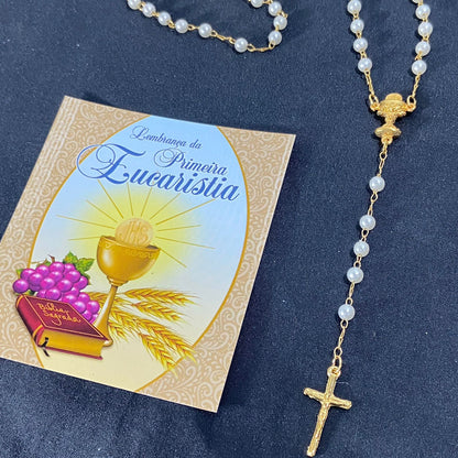 TERÇO PÉROLA COM CÁLICE 6MM (1 UNIDADE)