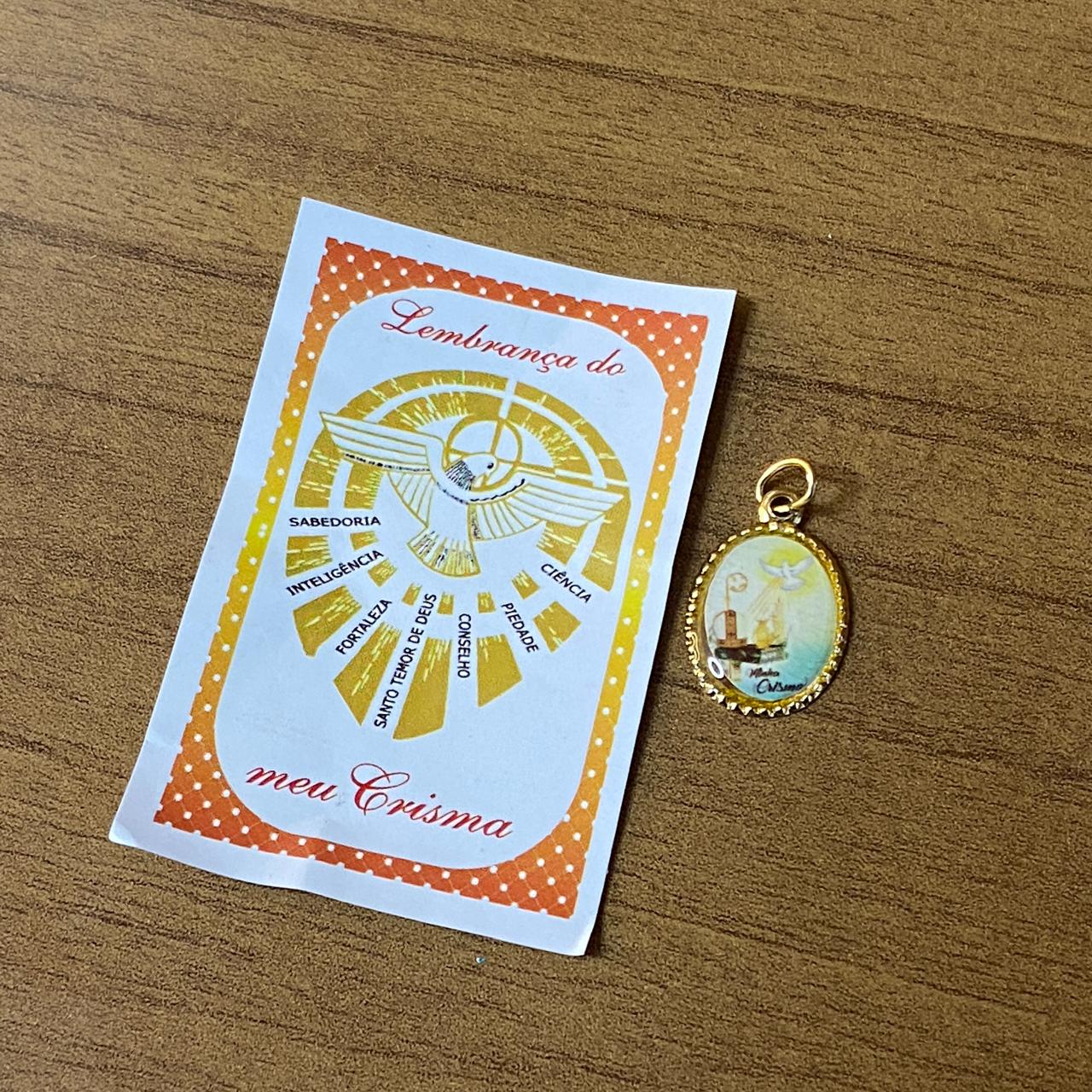 MEDALHA ALUMINIO CRISMA (36 UNIDADES)