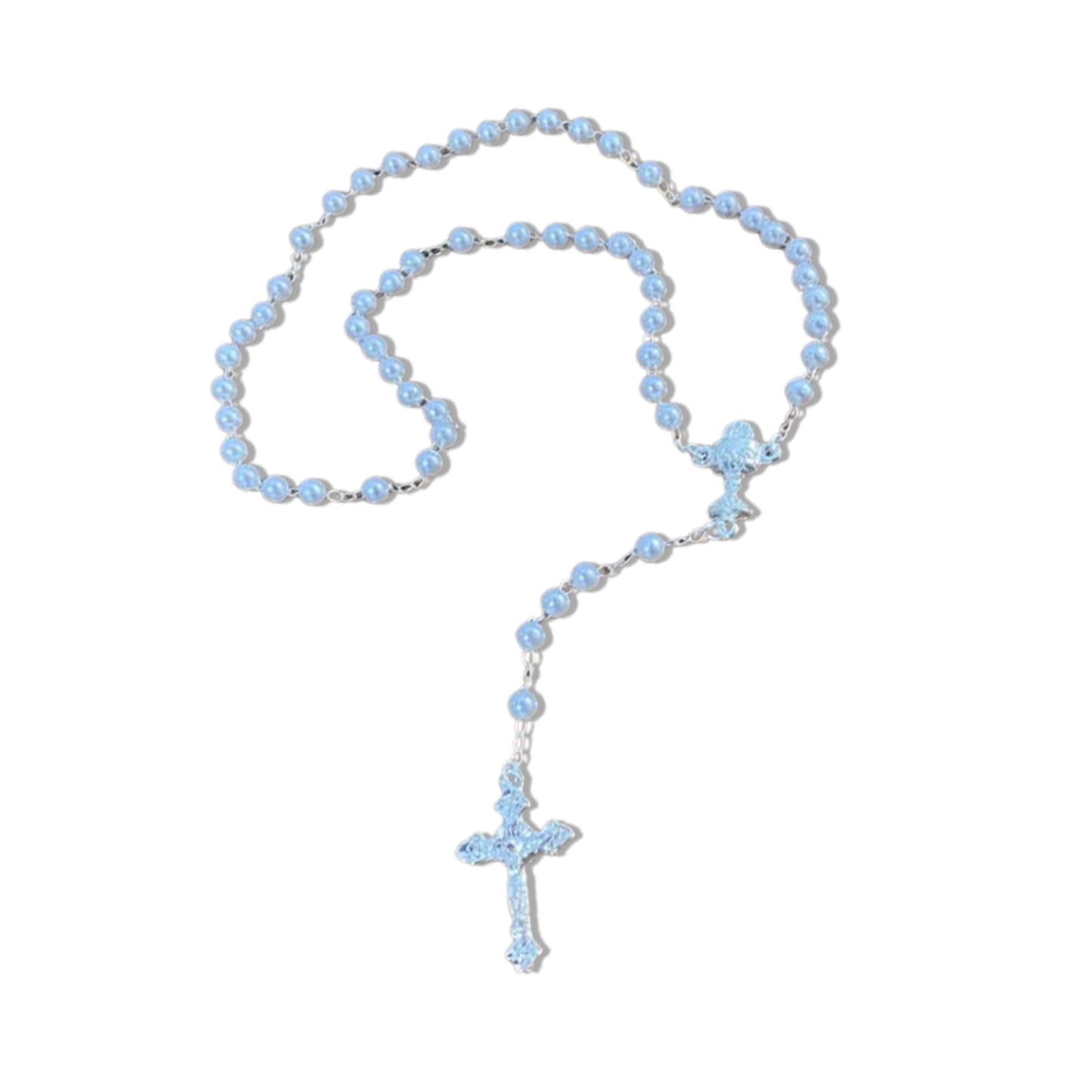 TERÇO PÉROLA COM CÁLICE 4MM (12 UNIDADES)