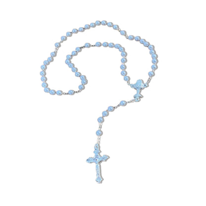 TERÇO PÉROLA COM CÁLICE 4MM (12 UNIDADES)