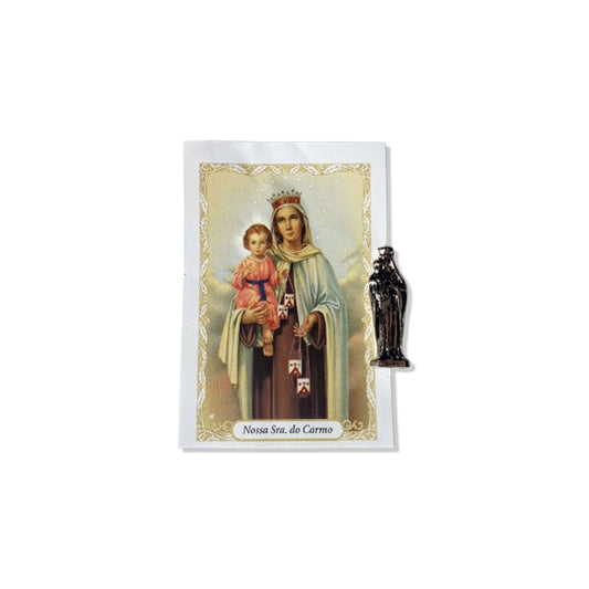SANTO CHUMBO DE BOLSO NOSSA SENHORA DO CARMO (12 UNIDADES)