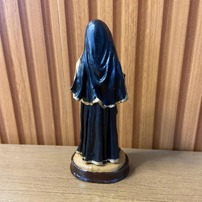 IMAGEM DE RESINA NACIONAL SANTA RITA DE CÁSSIA 15CM (1 UNIDADE)