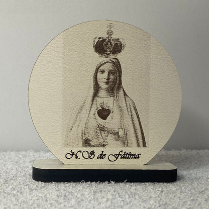 TOTEM MDF NOSSA SENHORA DE FÁTIMA 08CM (1 UNIDADE)