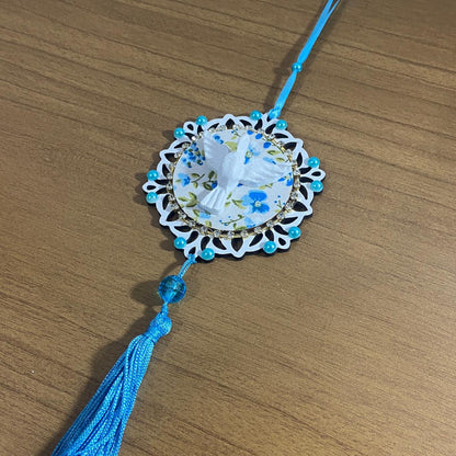 MANDALA DE BERÇO DIVINO ESPIRITO SANTO P AZUL (1 UNIDADE)