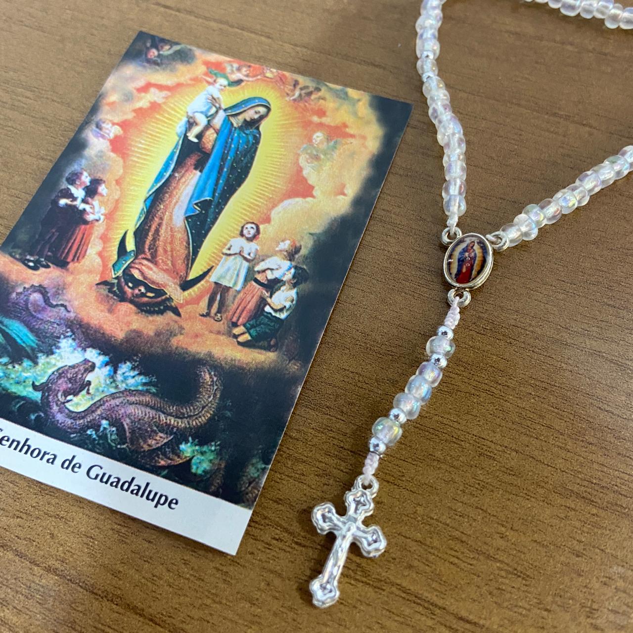 TERÇO MIÇANGA NOSSA SENHORA DE GUADALUPE  4MM (1UNIDADE)