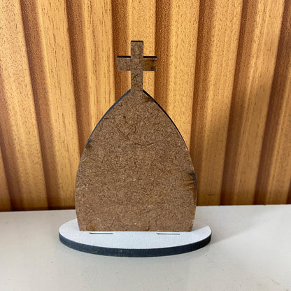 CAPELA MDF DESMONTÁVEL NOSSA SENHORA DAS GRAÇAS 11CM (1 UNIDADE)
