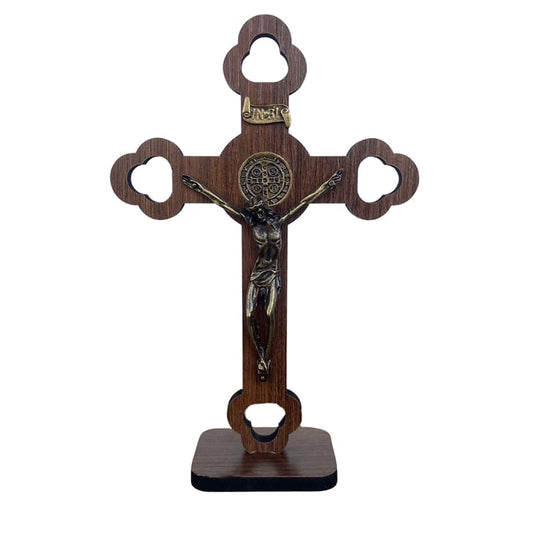 CRUCIFIXO MDF DE MESA 18CM (1 UNIDADE)