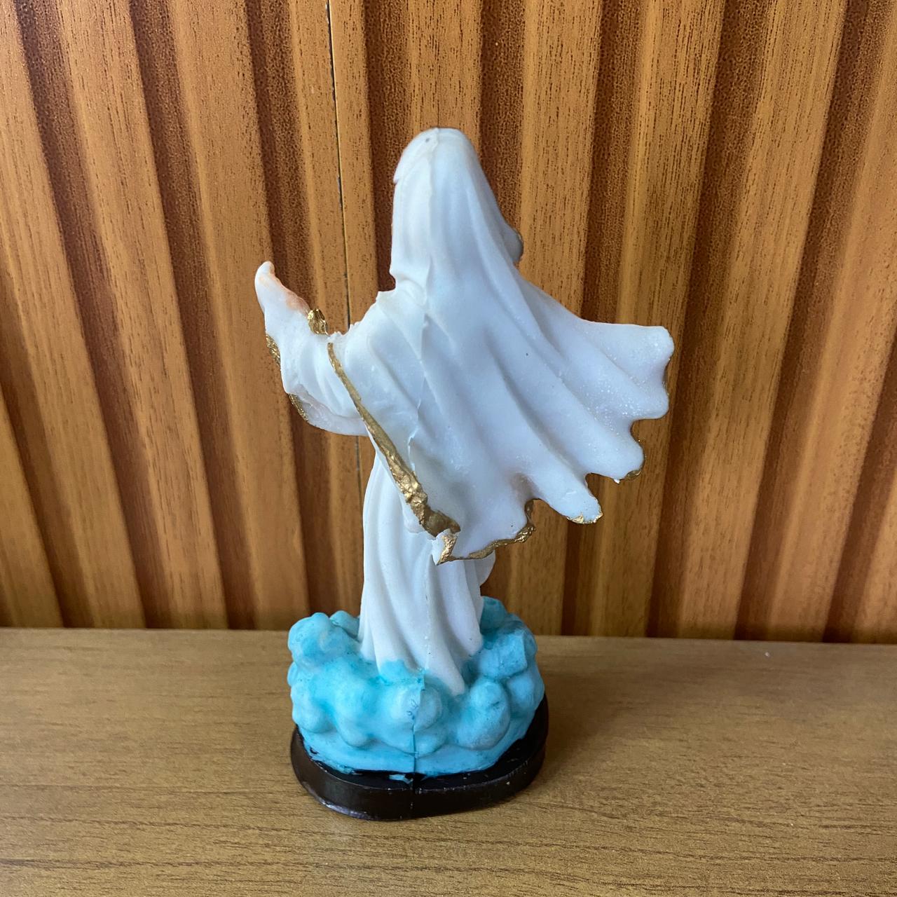 IMAGEM DE RESINA NACIONAL RAINHA DA PAZ 14CM (1 UNIDADE)