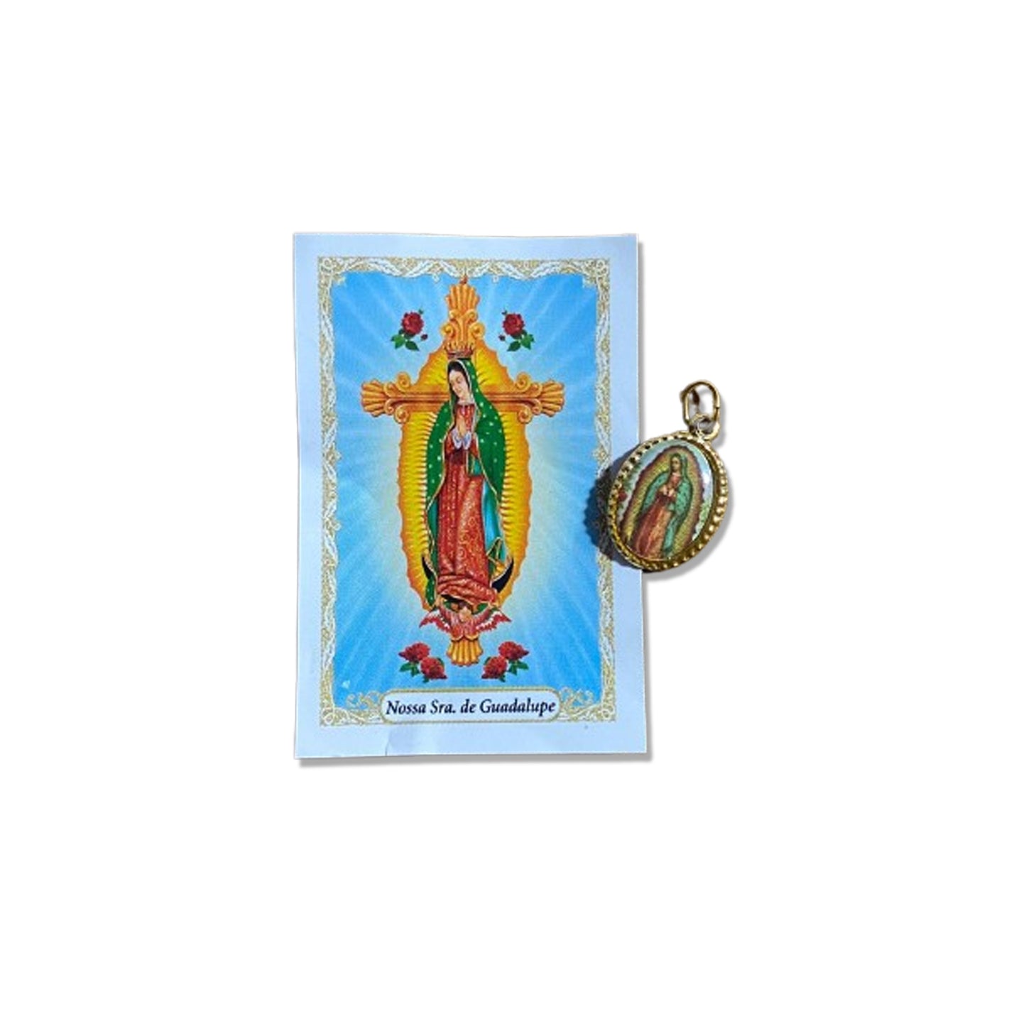 MEDALHA ALUMINIO NOSSA SENHORA DE GUADALUPE (36 UNIDADES)