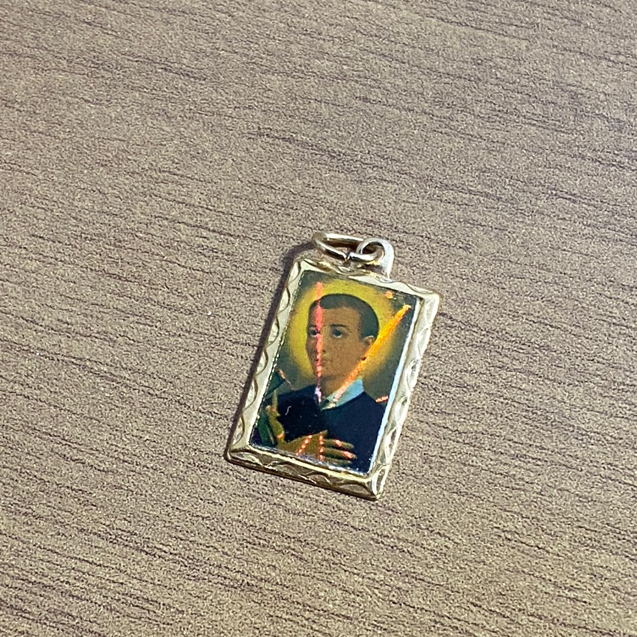 MEDALHA ALUMINIO QUADRADA SÃO GERALDO  (12UNIDADES)