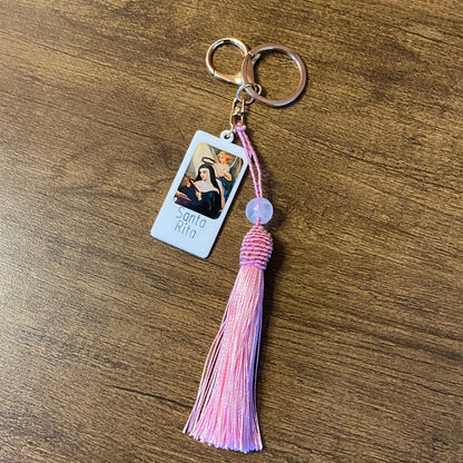 CHAVEIRO ACRÍLICO RESINADO SANTA RITA  (  1 UNIDADE)