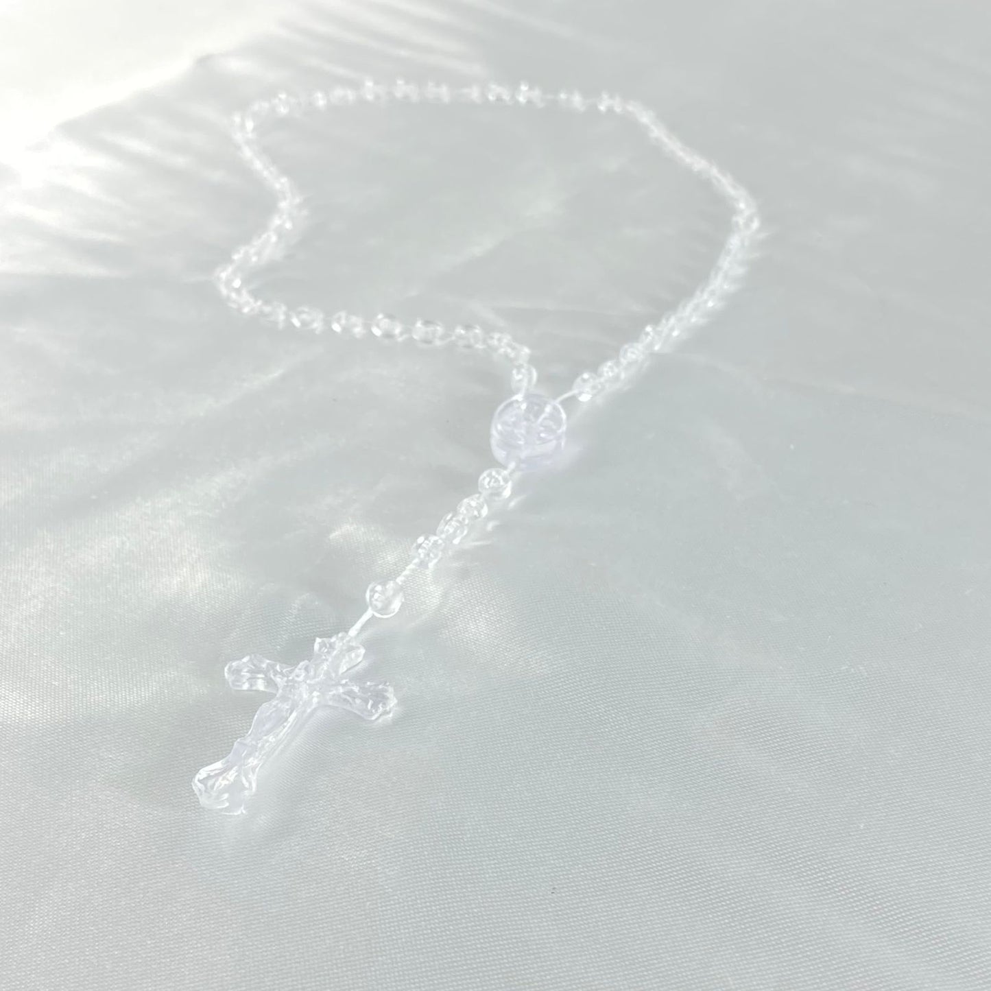 TERÇO ACRÍLICO P TRANSPARENTE (12 UNIDADES)