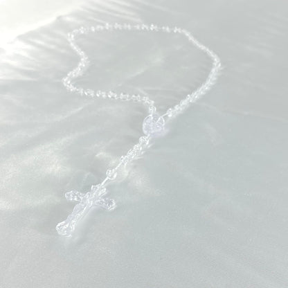 TERÇO ACRÍLICO P TRANSPARENTE (12 UNIDADES)