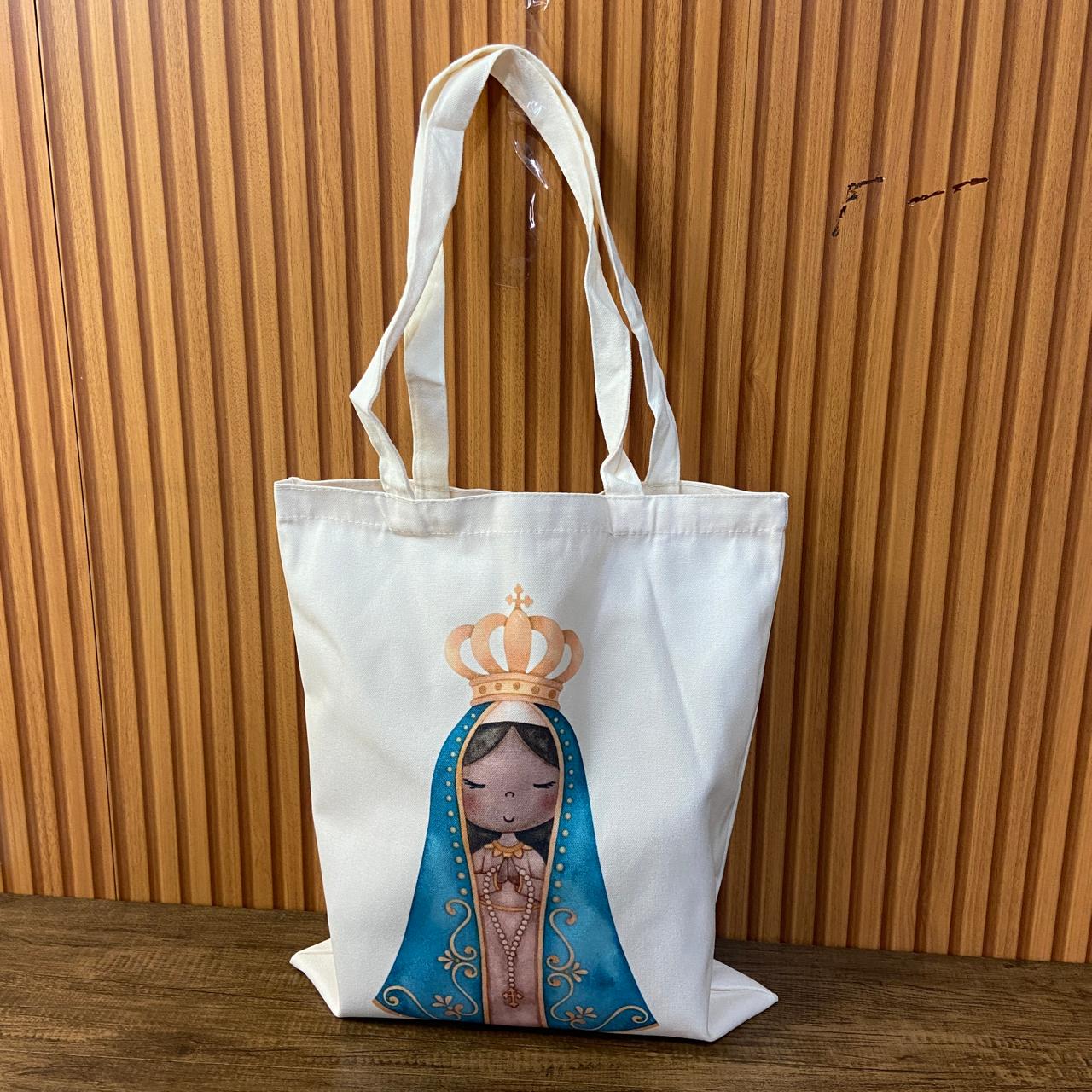 SACOLA DE COMPRAS NOSSA SENHORA APARECIDA 40x33CM  (1 UNIDADE)
