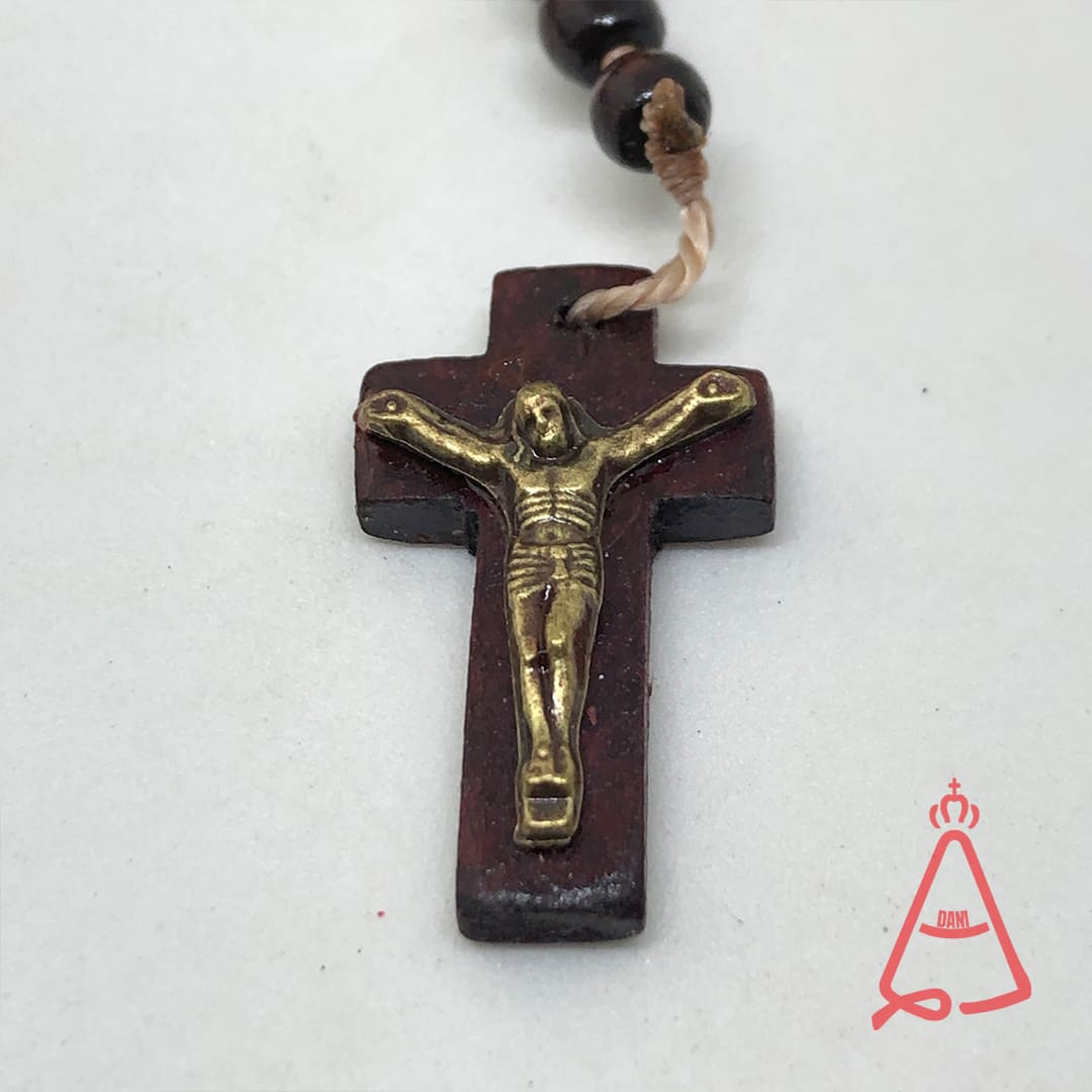 TERÇO PULSEIRA MADEIRA SÃO FRANCISCO XAVIER (12 UNIDADES)