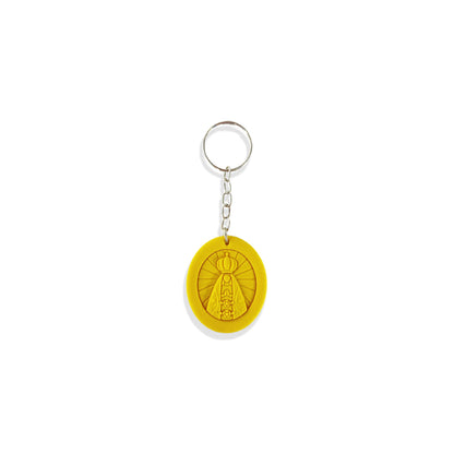 CHAVEIRO EMBORRACHADO NOSSA SENHORA APARECIDA AMARELO (12 UNIDADES)