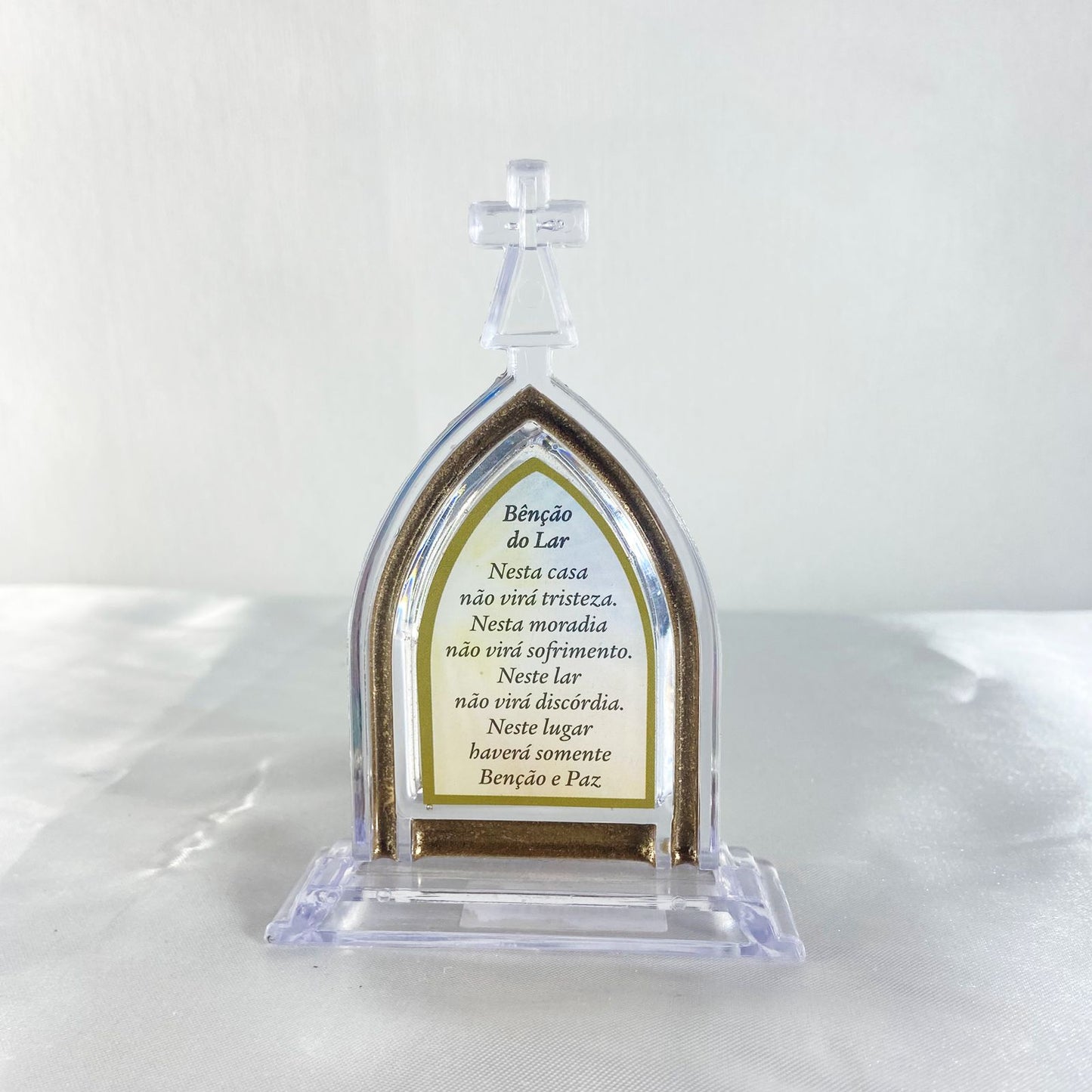 CAPELA ACRÍLICA P SANTO ANTÔNIO 12CM (1 UNIDADE)