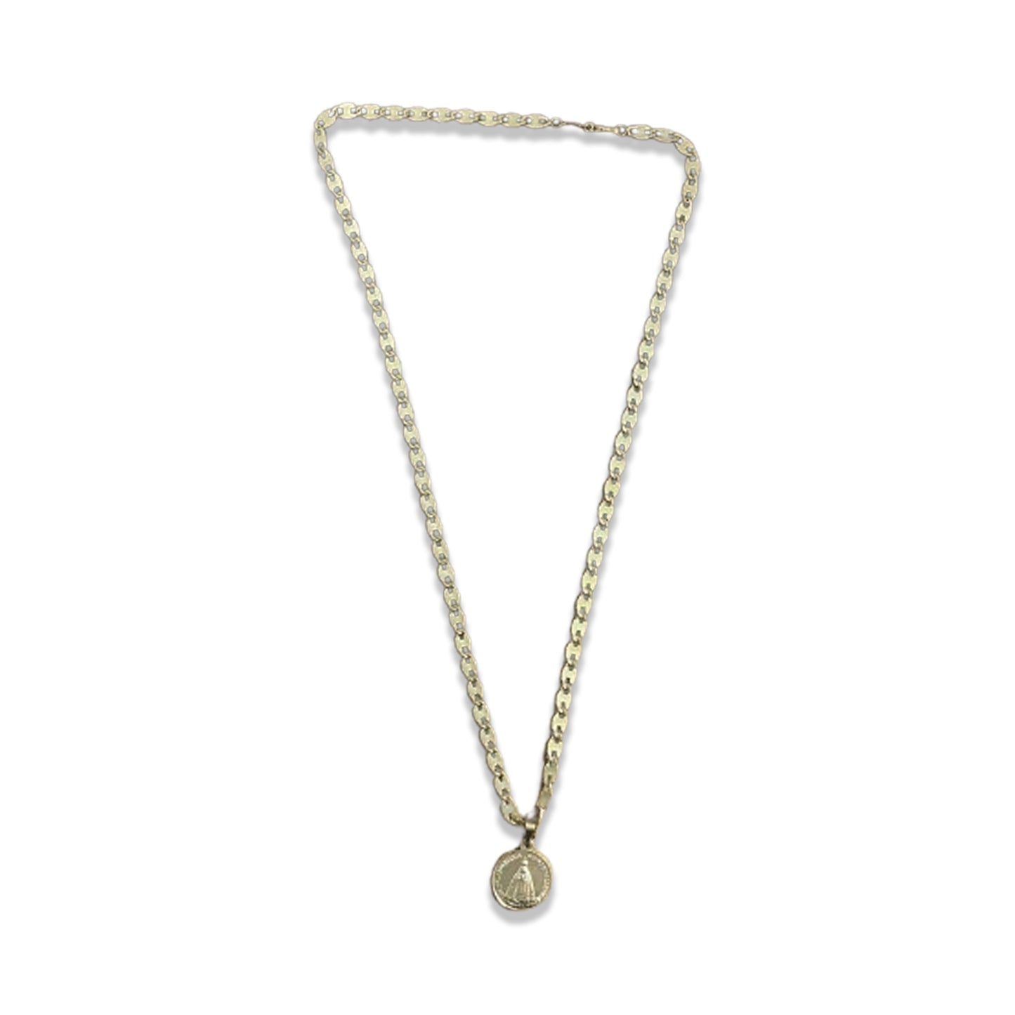 CORRENTE DOURADA NOSSA SENHORA APARECIDA E BASÍLICA ( 1 UNIDADE)