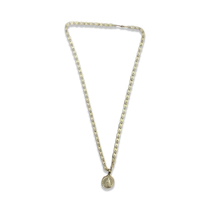 CORRENTE DOURADA NOSSA SENHORA APARECIDA E BASÍLICA ( 1 UNIDADE)