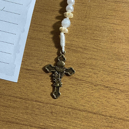 TERÇO PÉROLA LEMBRANÇA DA EUCARISTIA MD2 4MM (3 UNIDADES)