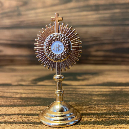 OSTENSÓRIO DOURADO 06CM PARA CARRO  (6 UNIDADES)