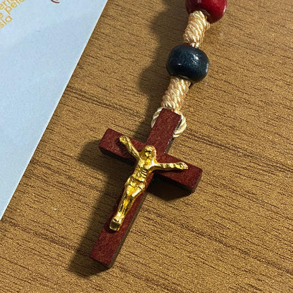 TERÇO DE MADEIRA MISSIONÁRIO (3 UNIDADES)