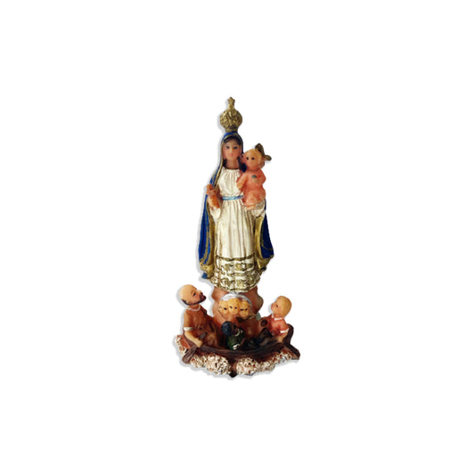 IMAGEM DE RESINA IMPORTADA NOSSA SENHORA DOS NAVEGANTES 08CM (1 UNIDADE)