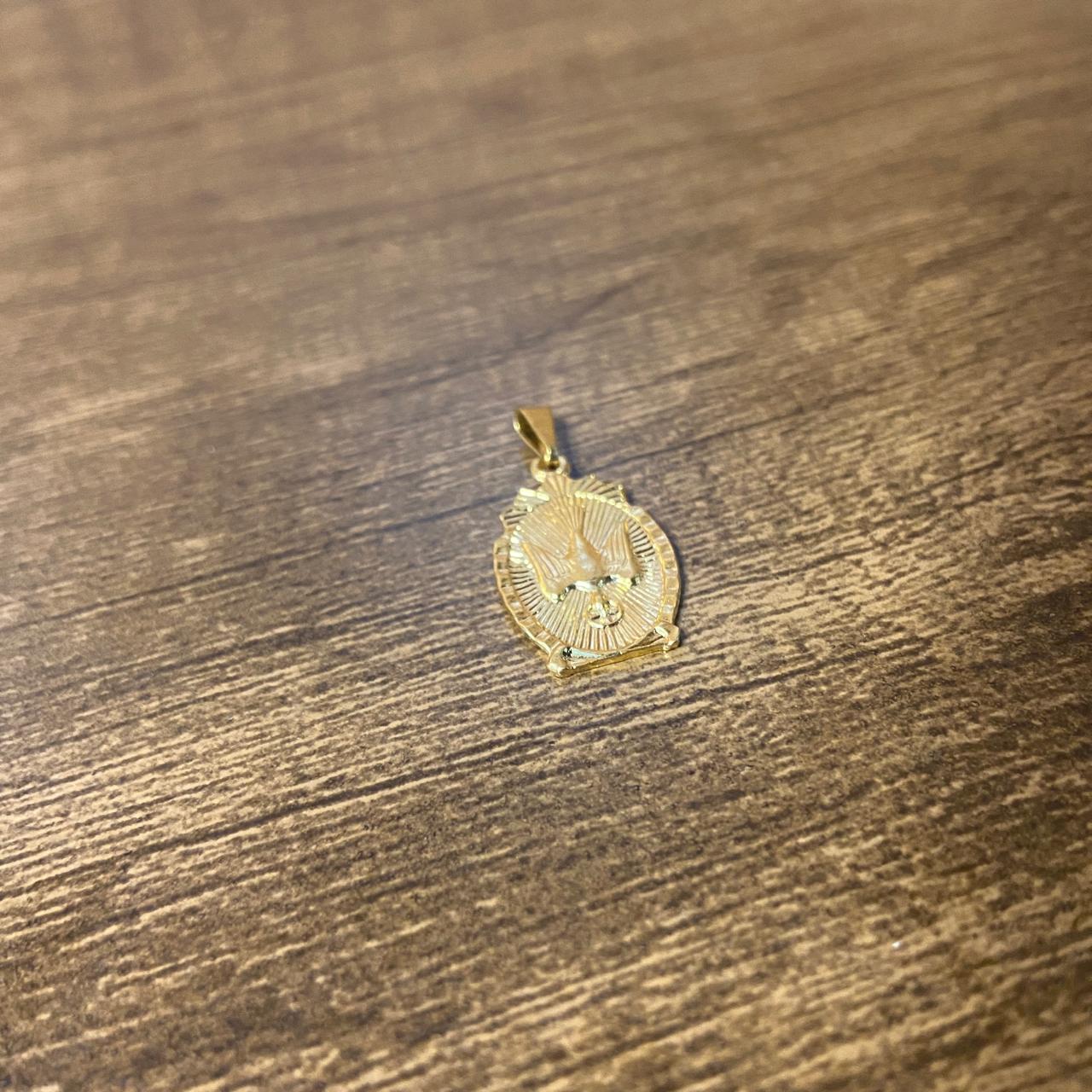 PINGENTE DOURADO DIVINO ESPÍRITO SANTO (6 UNIDADES)