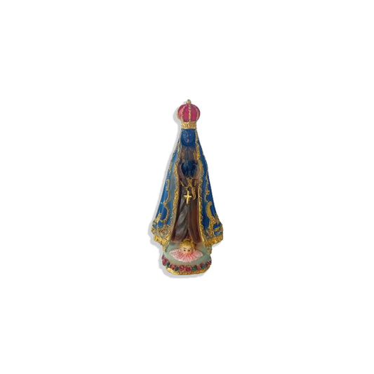 IMAGEM DE RESINA IMPORTADA NOSSA SENHORA APARECIDA MOD2 08CM (1 UNIDADE)