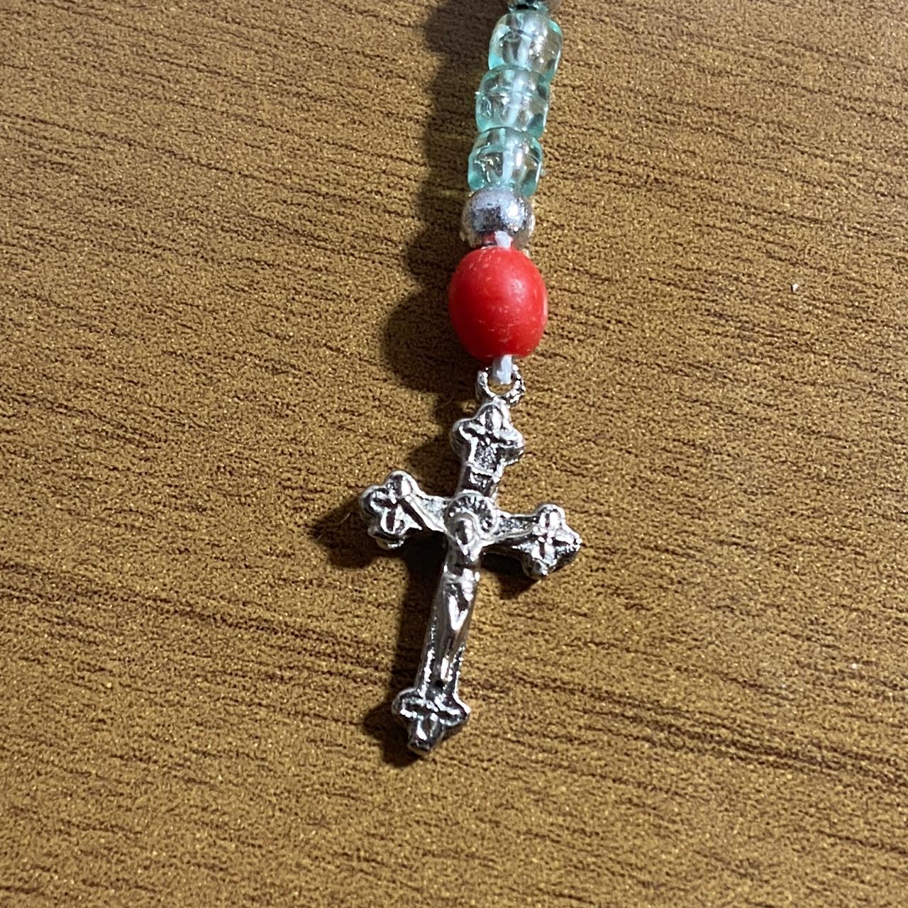 TERÇO MIÇANGA SÃO JUDAS TADEU 4MM MOD2 (1UNIDADE)