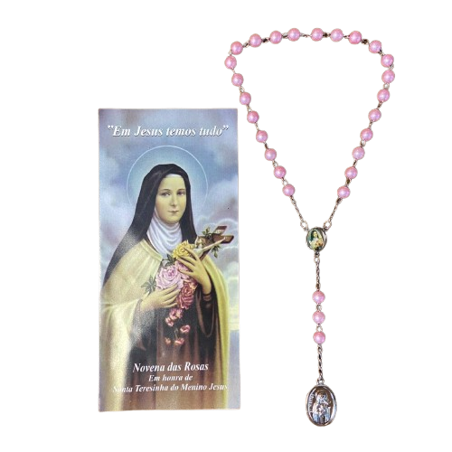 COROA DE SANTA TERESINHA PÉROLA 6MM (1 UNIDADES)
