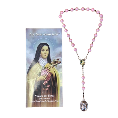 COROA DE SANTA TERESINHA PÉROLA 6MM (1 UNIDADES)