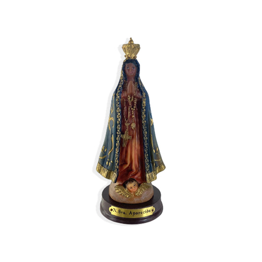 IMAGEM DE RESINA IMPORTADA NOSSA SENHORA APARECIDA MOD2 15CM (1 UNIDADE)