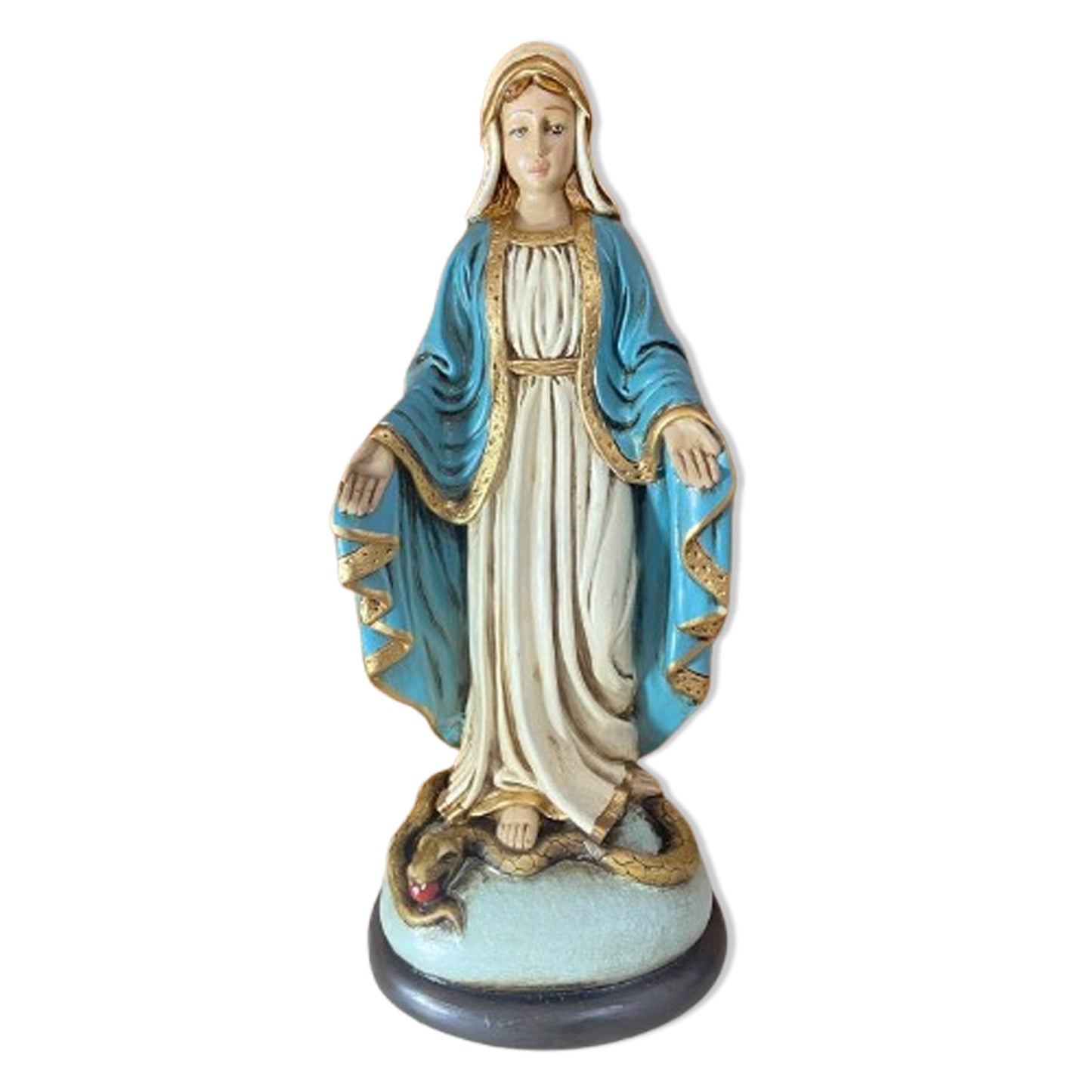 IMAGEM DE GESSO NOSSA SENHORA DAS GRAÇAS 40CM (1 UNIDADE)