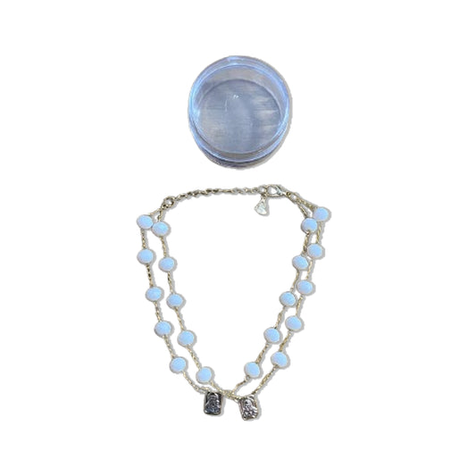 PULSEIRA ESCAPULARIO CRISTAL ROSÉ (3 UNIDADES)