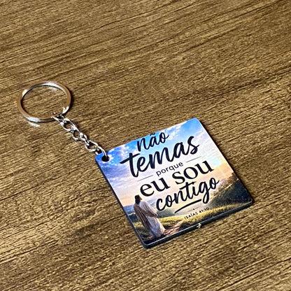 CHAVEIRO DE MDF NÃO TEMAS PORQUE... (1 UNIDADE)