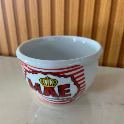 CUMBUCA DE PORCELANA MÃE MINHA RAINHA 180ML (1 UNIDADE)