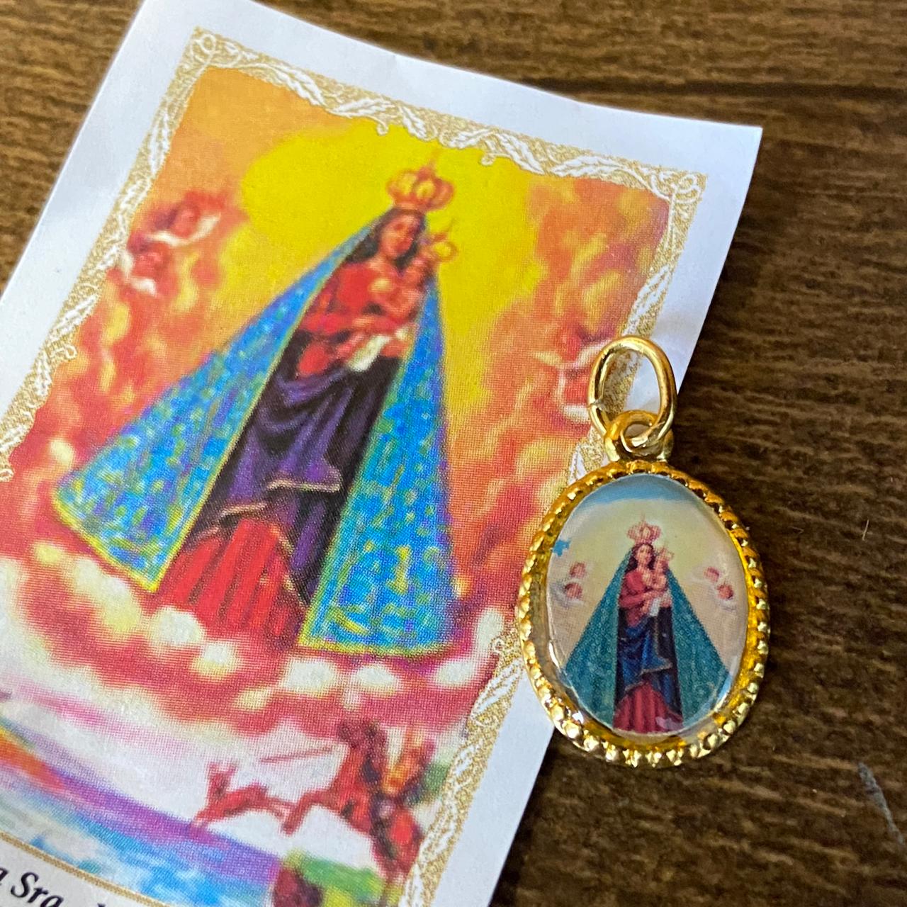 MEDALHA ALUMINIO NOSSA SENHORA DE NAZARÉ (36 UNIDADES)