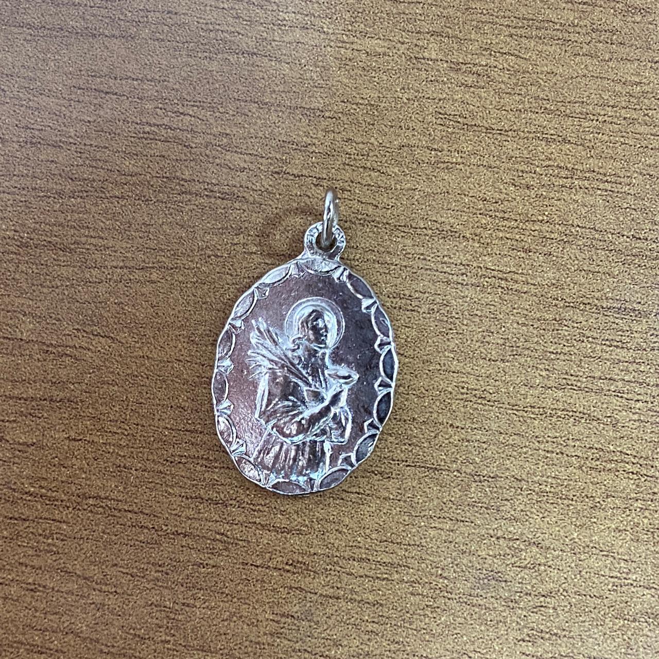 MEDALHA ITALIANA SANTA LUZIA (6 UNIDADES)