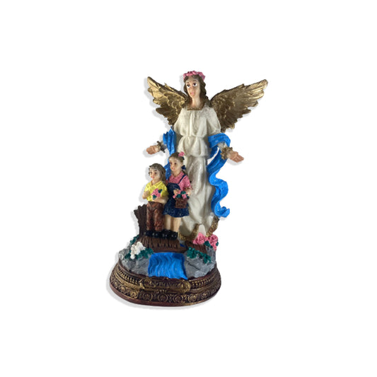 IMAGEM DE RESINA NACIONAL ANJO DA GUARDA 20CM (1 UNIDADE)