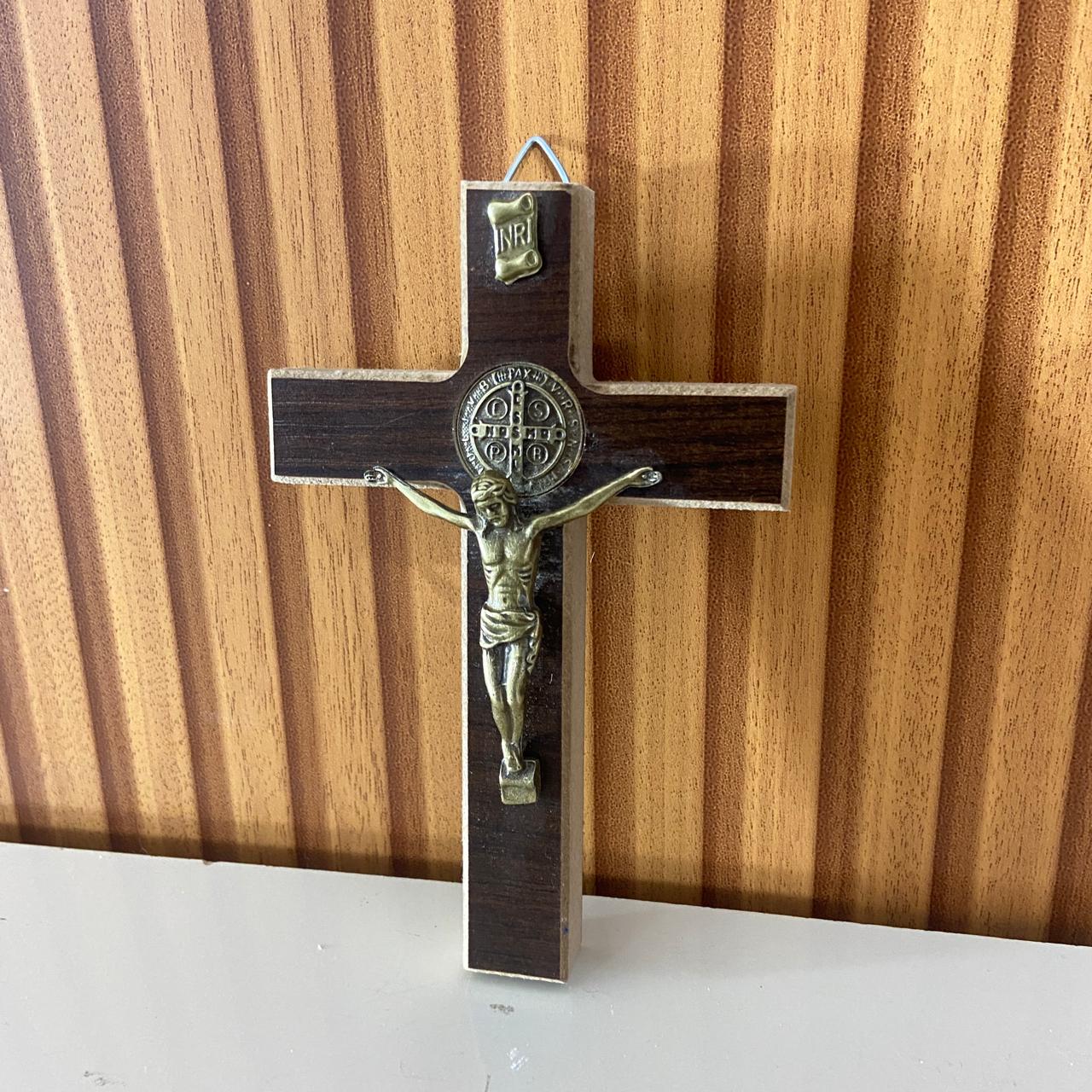 CRUCIFIXO MDF DE PAREDE 15CM (1 UNIDADE)