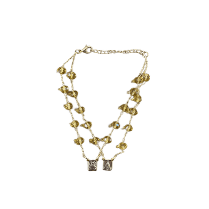 PULSEIRA ESCAPULARIO CRISTAL AMARELO (3 UNIDADES)