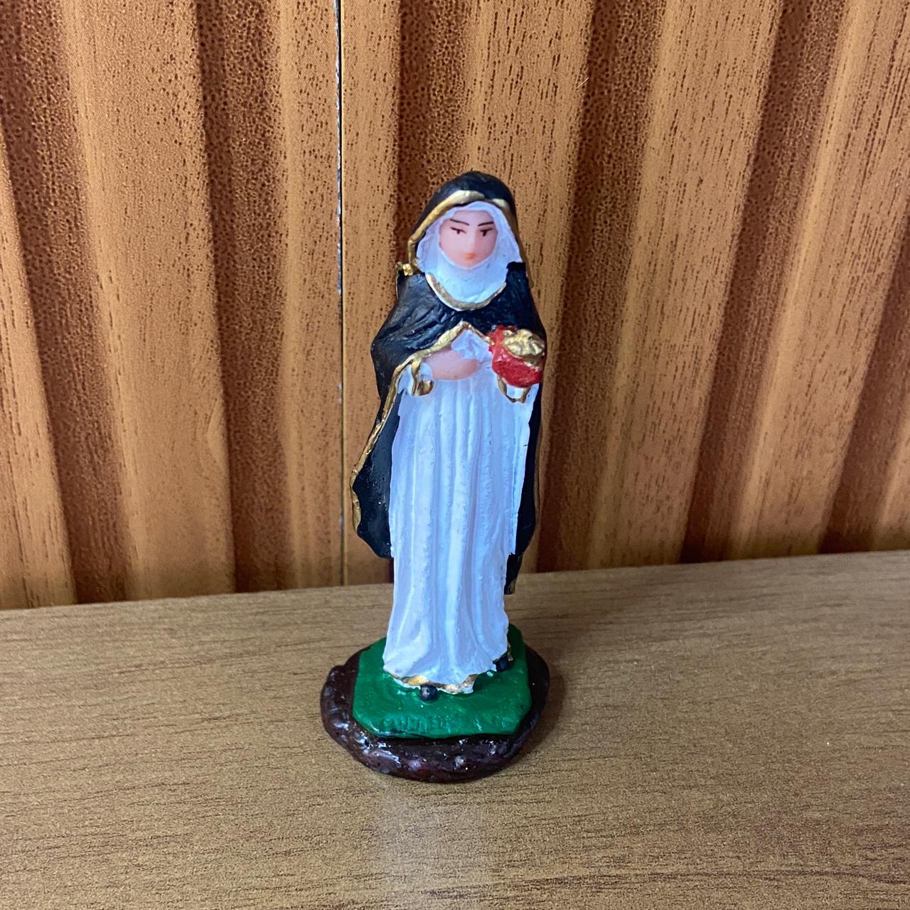 IMAGEM DE RESINA NACIONAL SANTA EDWIGES 07CM (6 UNIDADES)